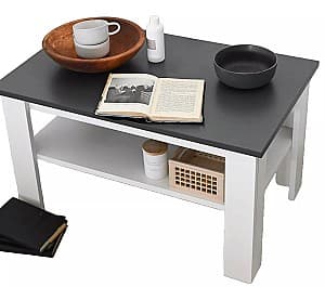 Журнальный столик Fabrik Home Blanca Атрацит(Серый)/Белый Ясень