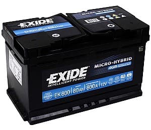 Автомобильный аккумулятор Exide Start-Stop AGM EK800