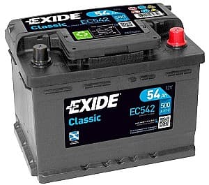 Автомобильный аккумулятор Exide Classic EC542