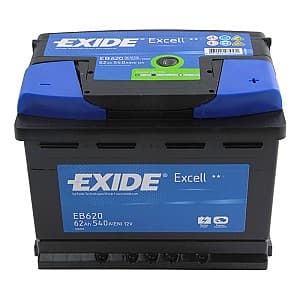 Автомобильный аккумулятор Exide EXCELL 12V 62Ah 540EN (EB620)