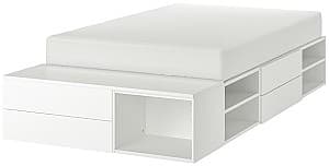 Кровать IKEA Platsa 4 ящика 142x244x43 Белый/Fonnes