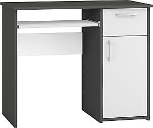 Офисный стол MG-Plus Maja 0,9м графит/белый