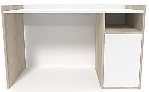 Офисный стол Smartex Tab Classic 110 Белый/Светлый Дуб