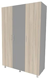 Шкаф Smartex N3 160cm Graphite/Light Oak