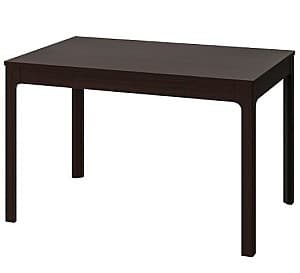 Деревянный стол IKEA Ekedalen 120/180x80 Темно-Коричневый