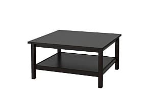 Masuta de cafea, reviste IKEA Hemnes 90x90 Negru-Maro