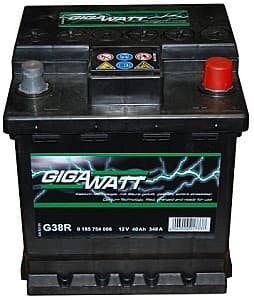 Автомобильный аккумулятор GigaWatt 40AH 340A(EN) (S4 000)