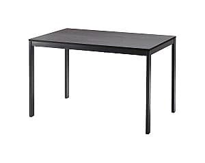 Стол IKEA Vangsta 120/180x75 Черный/Темно-Коричневый