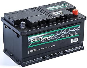 Автомобильный аккумулятор GigaWatt 80AH 740A(EN) (S4 010)