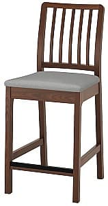 Деревянный стул IKEA Ekedalen 62см Коричневый/Оррста Серый