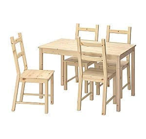 Набор стол и стулья IKEA Ingo/Ivar(Бежевый)