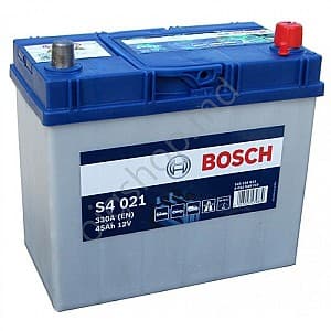 Автомобильный аккумулятор Bosch 45AH 330A(EN) (S4 021)