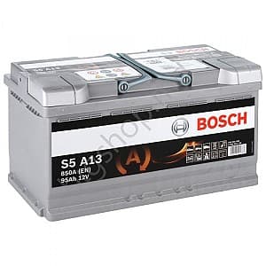 Автомобильный аккумулятор Bosch 95AH 850A(EN) (S6 013 AGM)