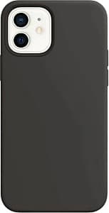 Чехол Apple Silicon Case Premium for iPhone 12/12 Pro Black