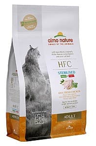 Нrană uscată pentru pisici Almo Nature HFC Adult Sterilized Chicken 1.2kg