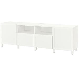 Comoda TV IKEA Besta White/Hanviken/Stubbarp White