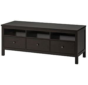 Comoda TV IKEA Hemnes Black-Brown 148x47x57 cm