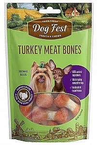 Лакомства для собак Dog Fest Turkey meat bones 55g