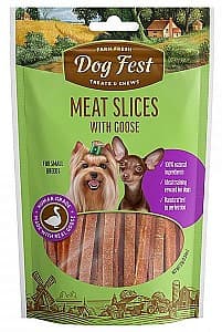 Лакомства для собак Dog Fest Slices with goose 55g