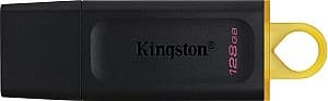 Накопитель USB Kingston DataTraveler Exodia 128Gb Black/Yellow