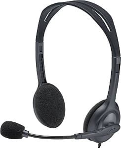 Casti Logitech Stereo Headset H111 Black - One Plug
