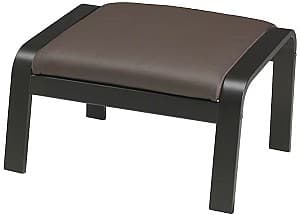Банкетка IKEA Poang Черно-Коричневый/Глосе Темно-Коричневый