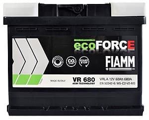 Acumulator auto Fiamm Ecoforce AGM VR680 60AH P+ (7906199)