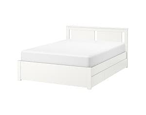 Кровать IKEA Songesand White/Lonset 160x200 см