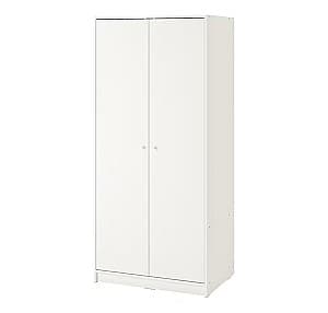 Шкаф IKEA Kleppstad 2 двери 79x176 Белый
