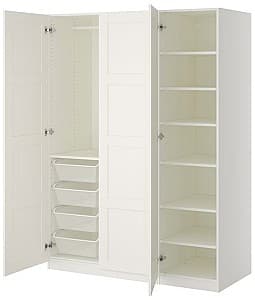 Шкаф IKEA Pax 150x60x201 Белый/Bergsbo Белый