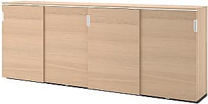 Комода IKEA Galant с раздвижными дверцами 320x120 Дубовый Шпон Белый