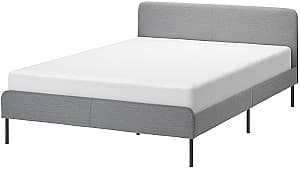 Кровать IKEA Slattum 160x200 Книса Серый