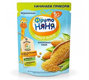 Каши для детей ФрутоНяня кукуруза без молока 200 гр (5м+)