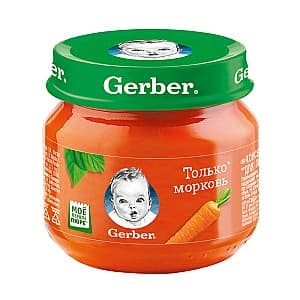 Пюре для детей Gerber морковь 80г (12101674)