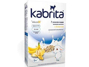 Terci pentru copii Kabrita 7 cereale cu lapte de capră și banane