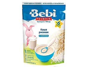 Каши для детей Bebi Premium рисовая молочная