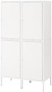 Шкаф IKEA Hallan с 4 дверцами 90x47x167 Белый