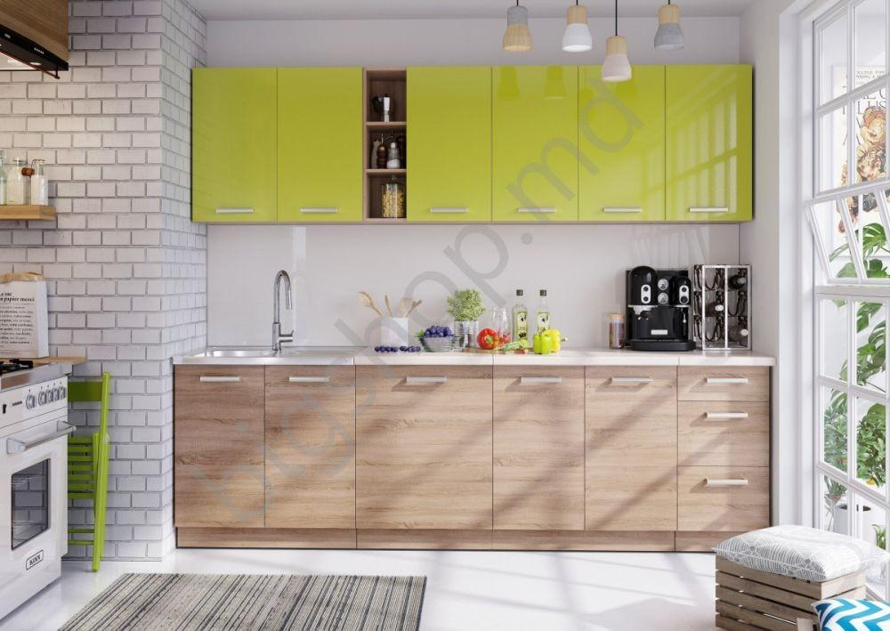 Set mobila bucatarie Stolkar Lena Green 260