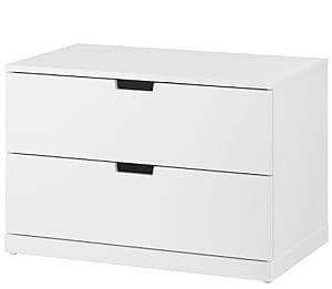 Комод IKEA Nordli 2 ящика 80x54 Белый