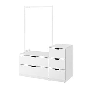 Прихожая IKEA Nordli 5 ящиков 120x169 Белый