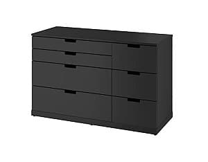 Comoda IKEA Nordli 7 sertare 120x76 Antracit(Negru)