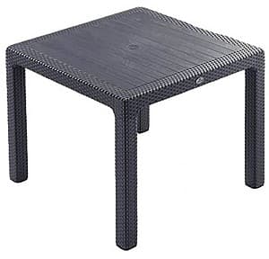 Стол для пикника Sonmez Rattan Антрацит (серый) 90x90