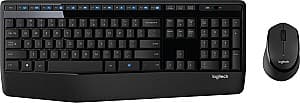 Set tastatura + Mouse Logitech Wireless MK345 Comfort Black
