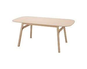 Деревянный стол IKEA Vedbo 180x90 Светлый Бамбук(Бежевый)