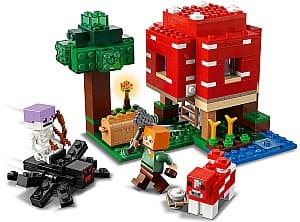 Конструктор LEGO Minecraft The Mushroom House 21179