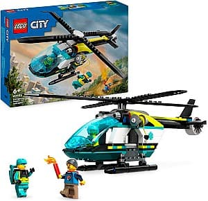 Constructor LEGO City Emergency Rescue Helicopter 60405