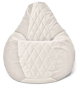 Кресло мешок Beanbag Maserrati Romb XL White