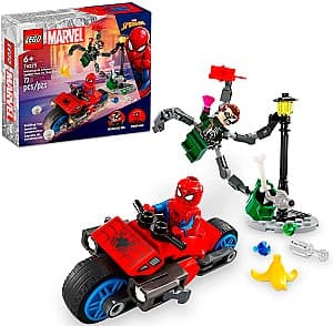 Constructor LEGO Marvel Motorcycle Chase: Spider-Man 76275