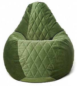 Кресло мешок Beanbag Maserrati Romb XL Green