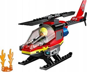 Constructor LEGO City: Fire Rescue Helicopter 60411